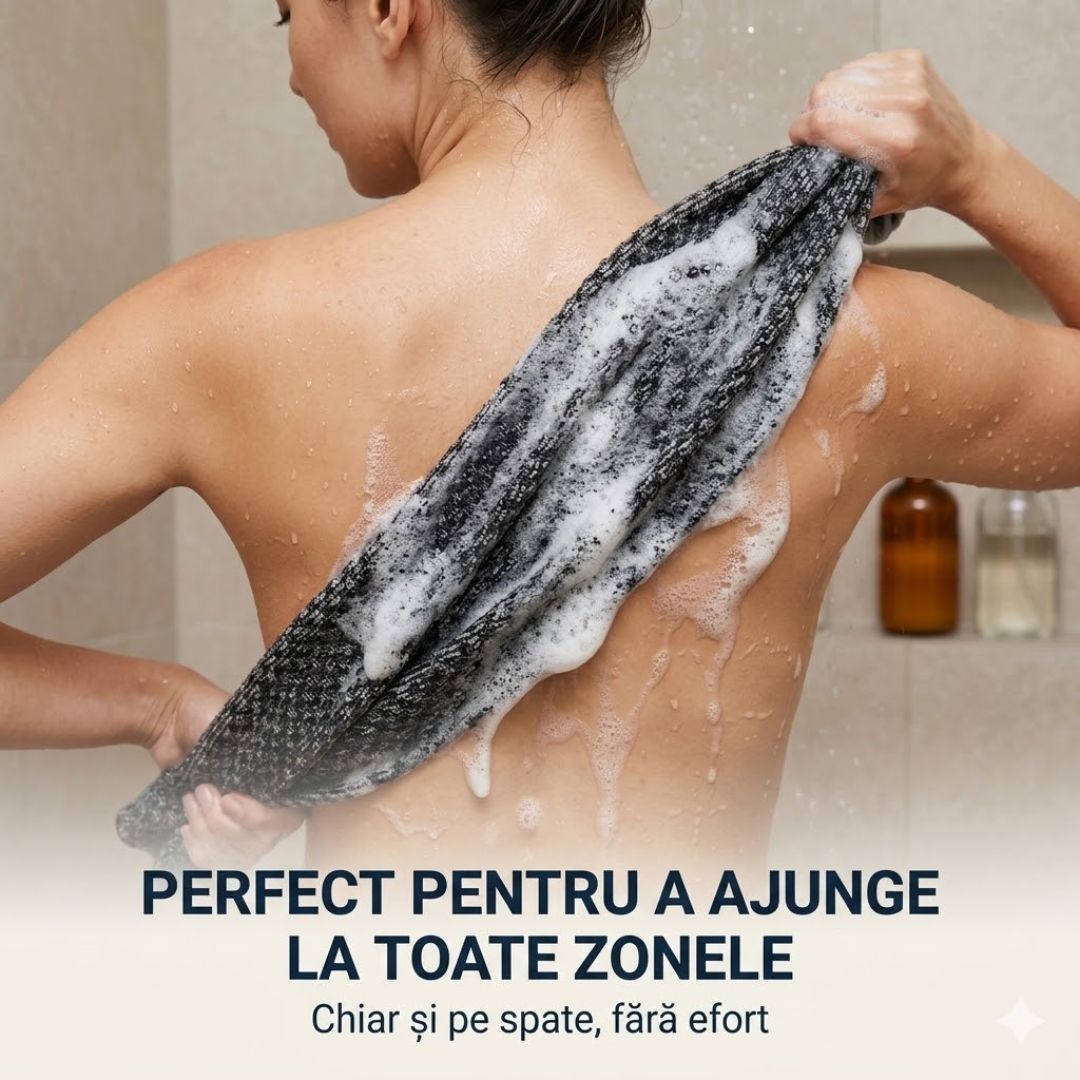 Prosopul exfoliant de duș