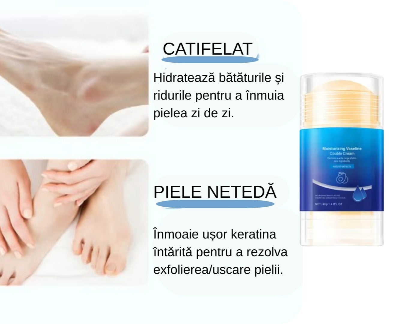 Hidratant profund anti‑crăpături