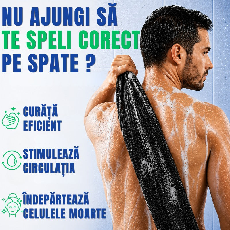 Prosopul exfoliant de duș